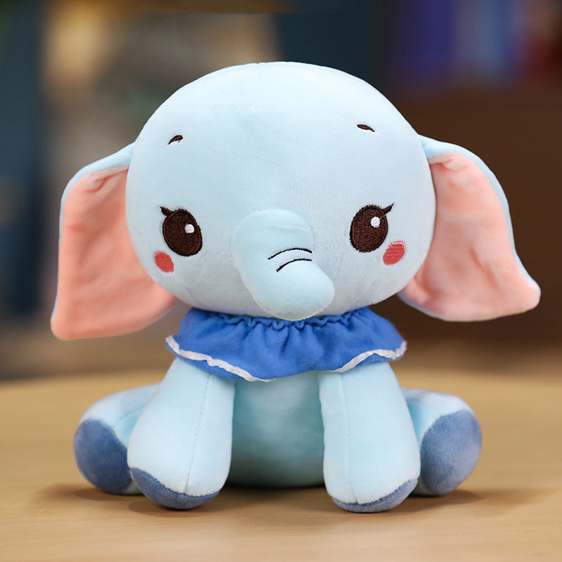 Super Cute 23cm Ear Elephant Earmuffs Penguins Lion White Bear Plush Baby Toys Stuffed Soft Cartoon Animlas PLushies Dolls