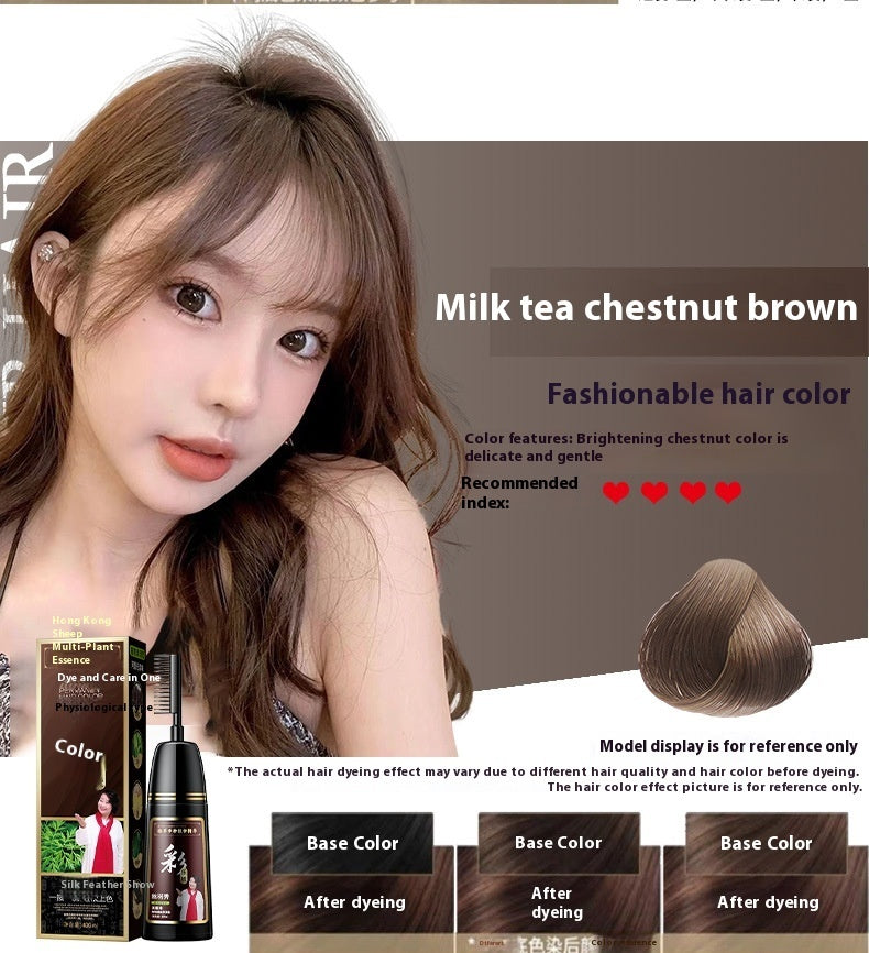 Plant Pure Hair Dye Color Hair Dyeing Cover White Hair Hair Color Cream